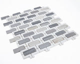 Mosaics Marble Hollow Brick Pattern - Blue