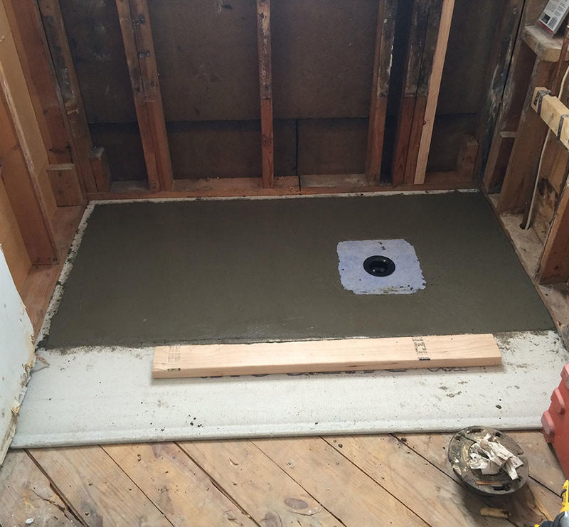 ClearPath Curbless Shower System 3x6 ABS Drain