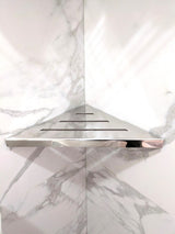 SereneDrains Triangle Shelf Stainless Steel - Polished Stainless 9