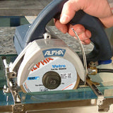Alpha Diamond Glass Blade Vetro 4 inch