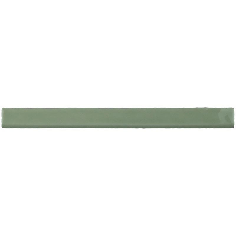 Kaleidoscope Handmade Ceramic Tile Bullnose 1x12 - Pistachio