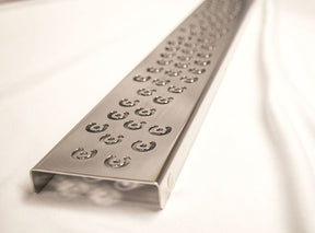 Quartz Flange Edge Linear Drain Rain Drop