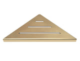 SereneDrains Triangle Shelf Stainless Steel - Satin Gold 9