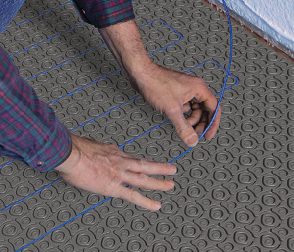 HeatMatrix Uncoupling membrane Underfloor Heat Membrane - Cut
