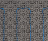 HeatMatrix Uncoupling membrane Underfloor Heat Membrane - Cut