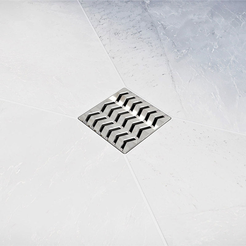 Ebbe Unique Square Shower Drain Grate Trend