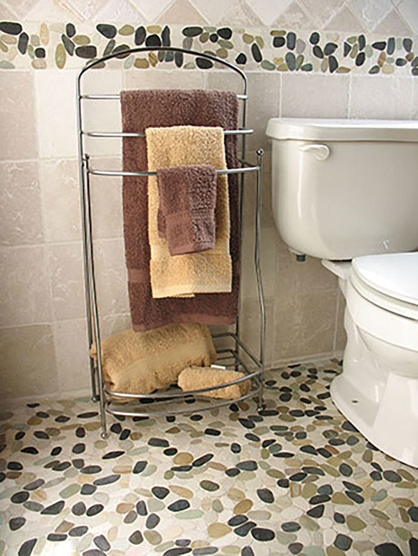 Botany Bay Pebbles Sliced Pebbles Border - Botany Bay Blend