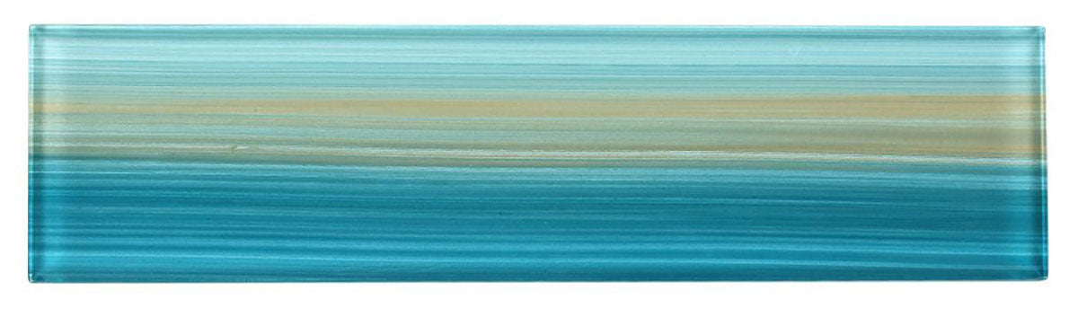 Black Forest Painted Glass Series 3 x 12 - Turquoise