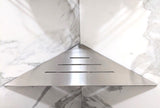 SereneDrains Triangle Shelf Stainless Steel - Brushed 12