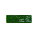 Kaleidoscope Handmade Ceramic Tile 2x8 - Emerald