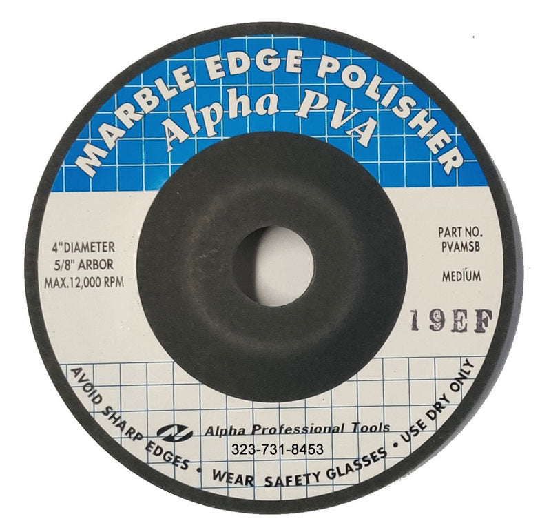 Alpha Marble Edge Polishing System MS Style PVA Medium Finish