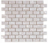 Tahitian Pearl - White Pearl Mosaic in Large Brick Pattern