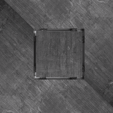 SereneDrains Square Shower Drain Invisible Hidden 6 inch