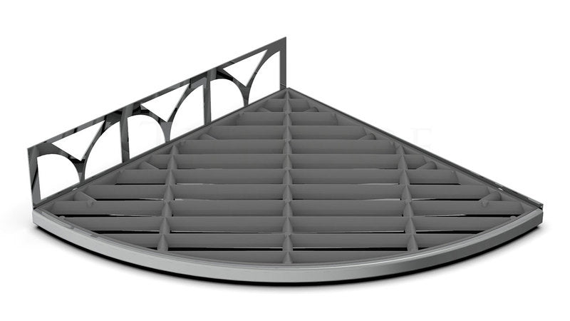 Structural Surfaces Claddy T-Shelf - Polished Chrome