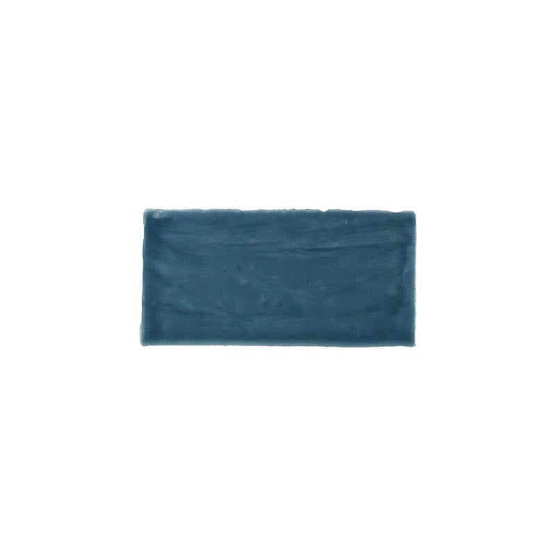 Kaleidoscope Handmade Ceramic Tile 3x6 - Blue