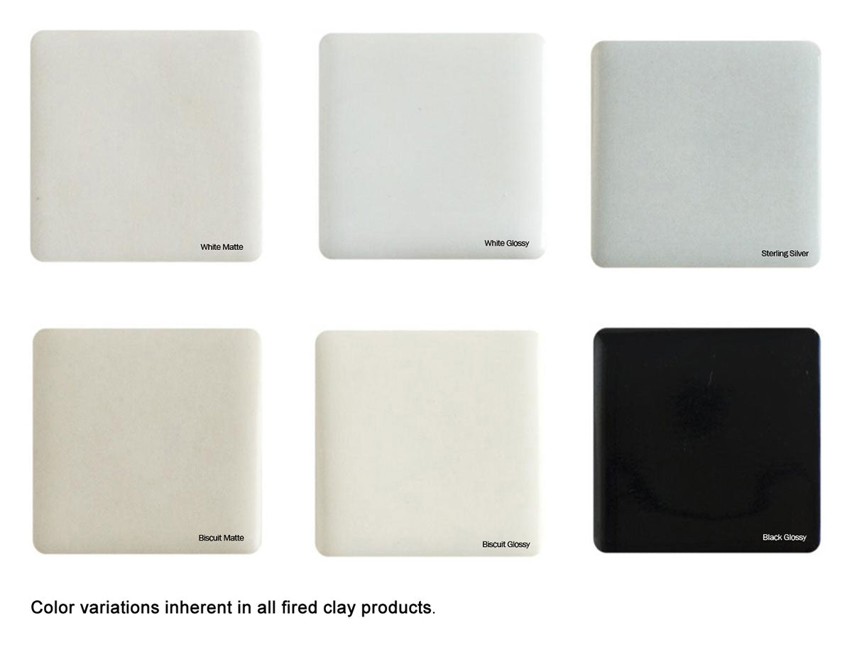 Porcelain Recessed Tissue Holder Black Matte