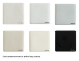 Porcelain Recessed Tissue Holder Black Matte