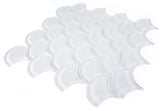 Mosaic Glass Tile - White