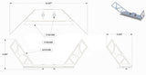 PermaTile Foot Prop Tile Wall Anchor - PT100-513