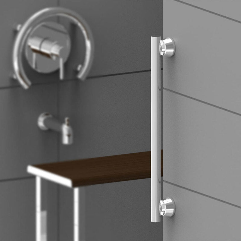 Invisia Linear Grab Bar Support Rail - 12 Inch