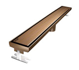 Quartz Linear Shower Drain Solid - Oil-Rubbed Bronze 48