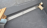 SereneDrains Linear Shower Drain Ocean Wave - Brushed 35