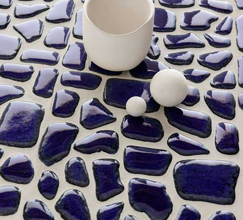 Pele Glazed Pebbles Series - Royal Ocean