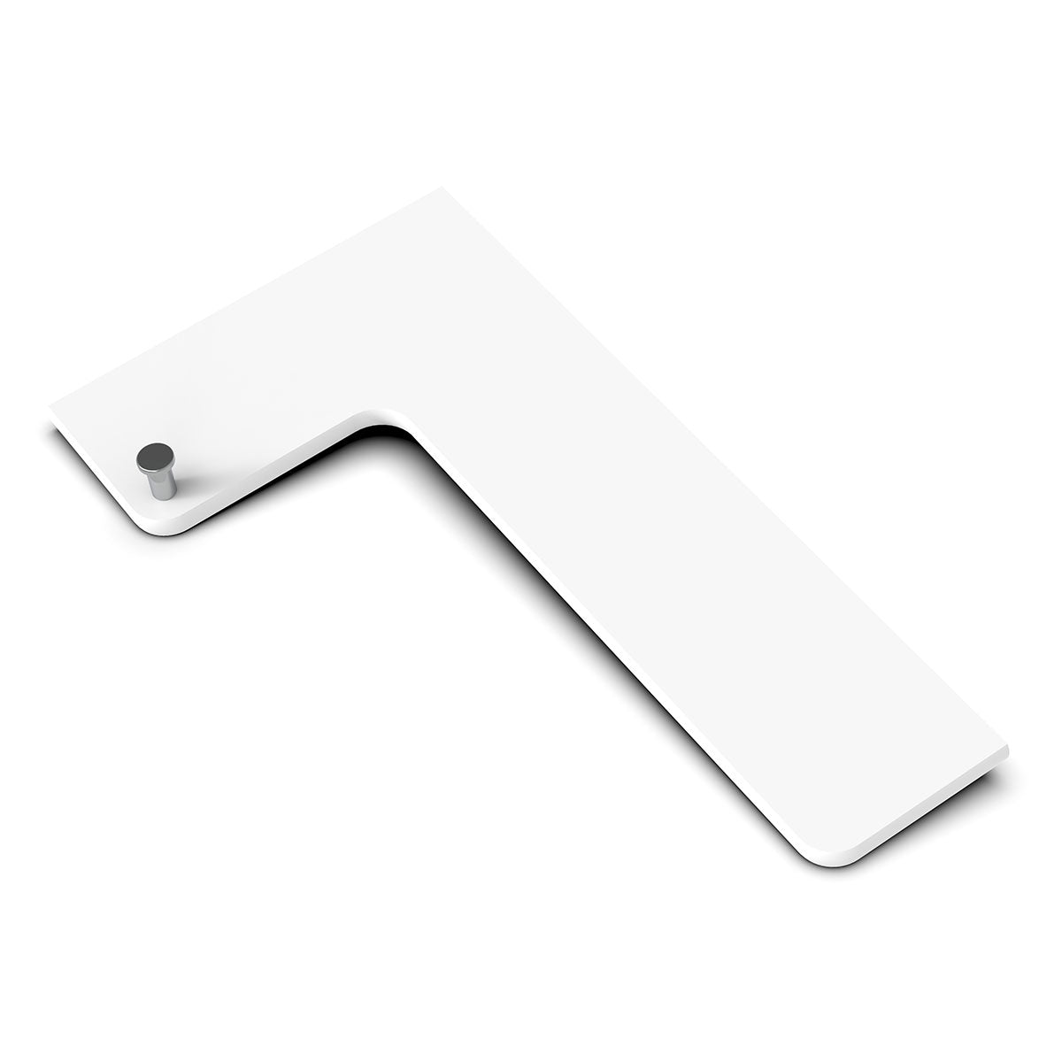 Boundless Shelving Solutions L-Shaped Corner Shelf Super White