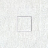 SereneDrains Square Shower Drain Tile Insert Matte White 5 Inch