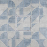SereneDrains Square Shower Drain Tile Insert Matte White 5 Inch