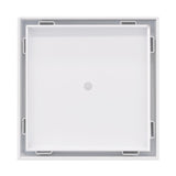 SereneDrains Square Shower Drain Tile Insert Matte White 5 Inch