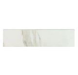 Porcelain Trims Calacatta Gold Glossy Bullnose 3 x 12