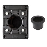 SereneDrains Square PVC 2 Inch Shower Drain Base for Linear Square Shower Drains