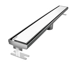 Quartz Linear Shower Drain Solid - Polished Chrome