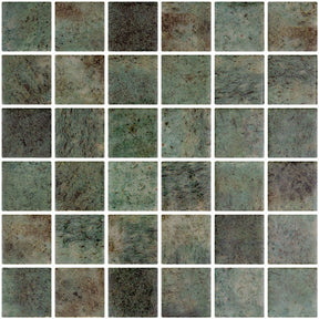 Mosaic Glass Tile The Reef Series 2 x 2 - Stone