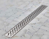 Quartz Linear Shower Drain Brushed Stainless - Hawaii 60