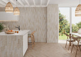 Alhambra Series White Ceramic Tile - Crema