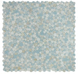 Mosaic Marble and Glass in Pebble look - Sky