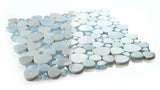 Mosaic Marble and Glass in Pebble look - Sky