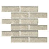 Crackle Glass Porcelain and Glass Interlock - Burano Lace