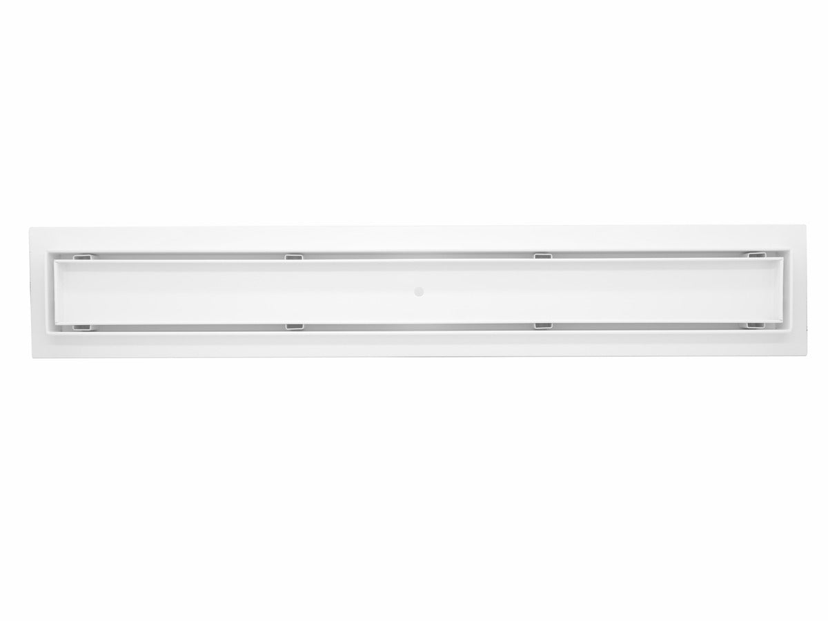 SereneDrains Linear Shower Drain Tile Insert Matte White 24