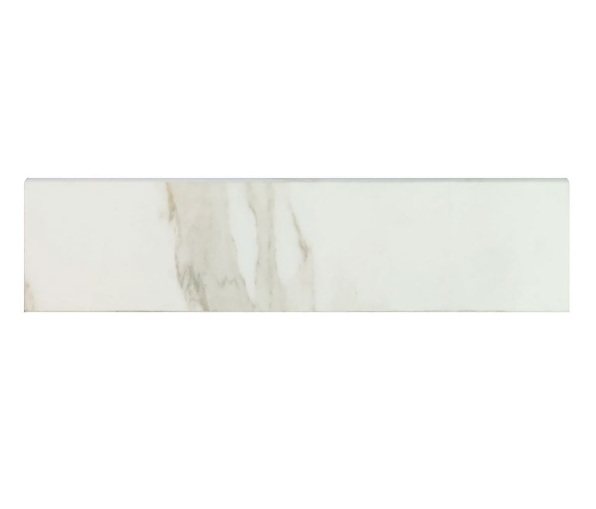 Porcelain Trims Calacatta Gold Matte Bullnose 3 x 12