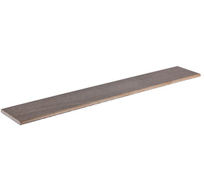 Porcelain Trims Limestone look Matte Bullnose 4 x 24 - Grey