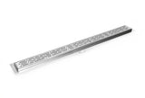 SereneDrains Linear Shower Drain Broken Lane - Polished 39