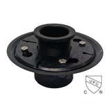 SereneDrains ABS 2 Inch Shower Drain Base for Linear Square Shower Drains