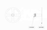 PermaTile Round Tile Wall Anchor - PT100-507