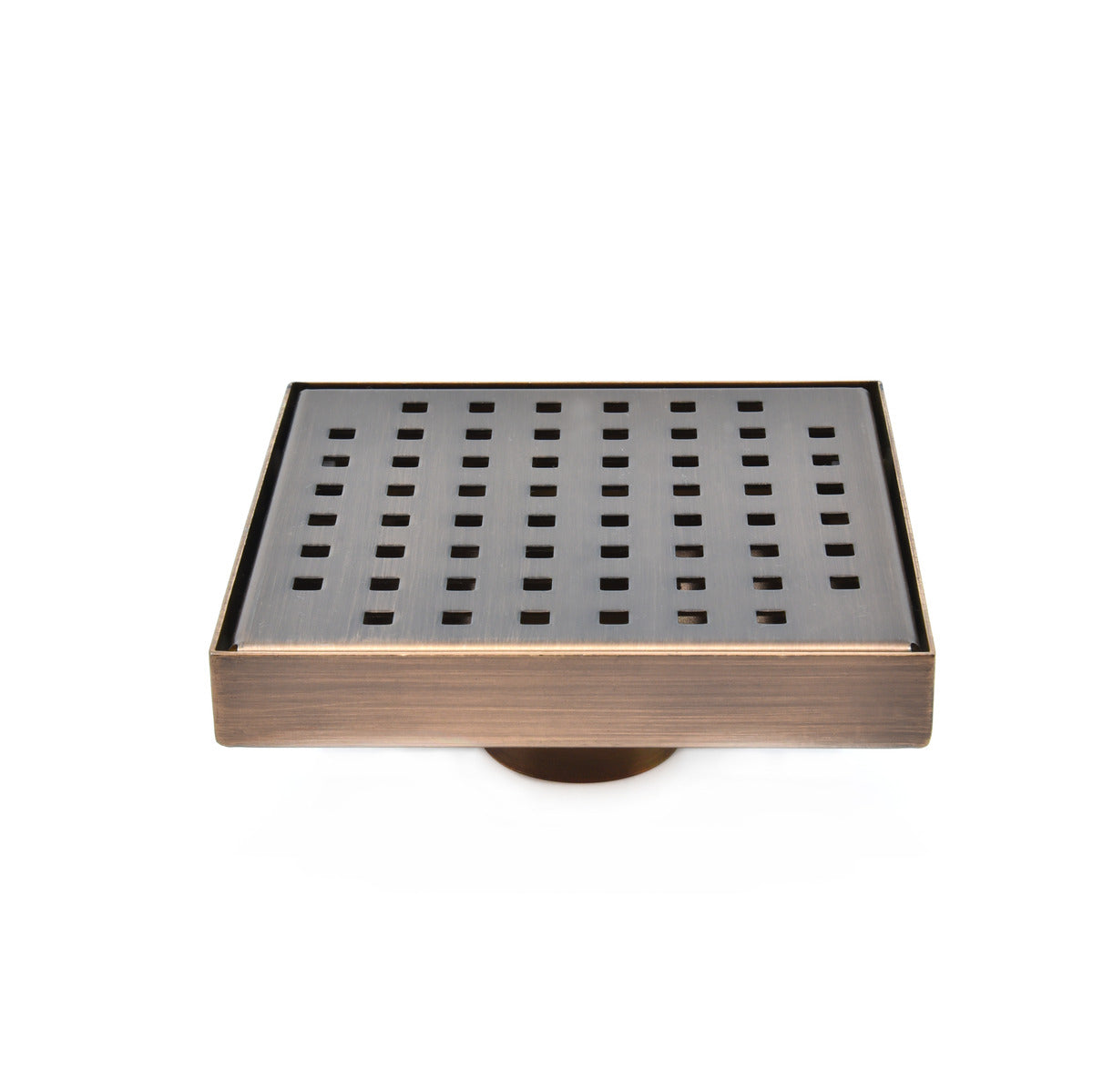 SereneDrains Square Shower Drain Traditional Square 6 ORB