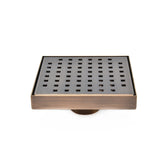 SereneDrains Square Shower Drain Traditional Square 6 ORB