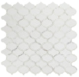 Arabesque Shape Thassos Marble - Precious Bianco