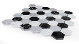 Mosaics Marble Calacatta and Marquinia Hexagon - Checker